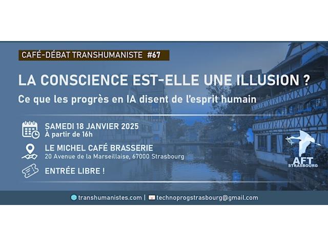 Café & Débat : La conscience est-elle une illusion ? Ce que les progrès en IA disent de nous