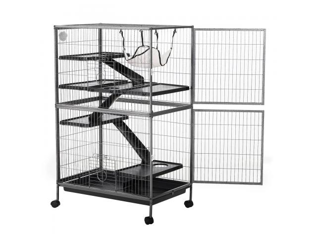 Photo Cage furet équipée cage furet cage chinchilla cage rat cage avec plateformes cage avec etages cage r image 1/4