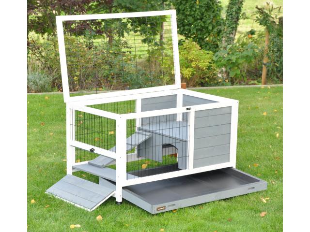 Photo Cage lapin intérieur extérieur gris moderne cage rongeur cage gerbille cage furet cage chinchilla en image 1/5