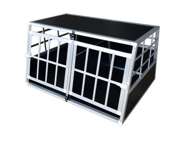 Photo Cage transport ALU L cage aluminium cage transport alu cage chien cage chat cage voiture cage solid image 1/2