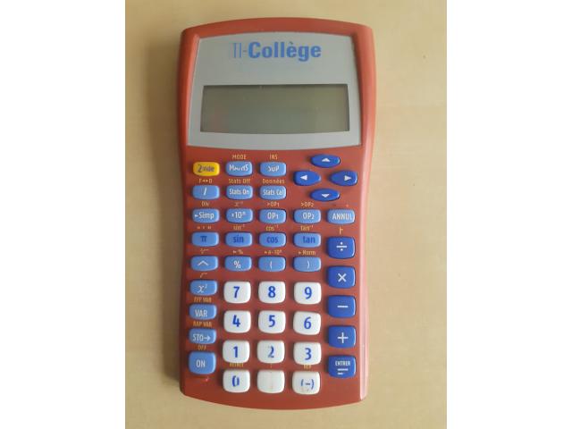 Photo Calculatrice Texas Instruments Collège image 1/3
