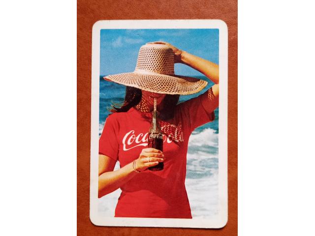 Calendrier de poche coca-cola 1980