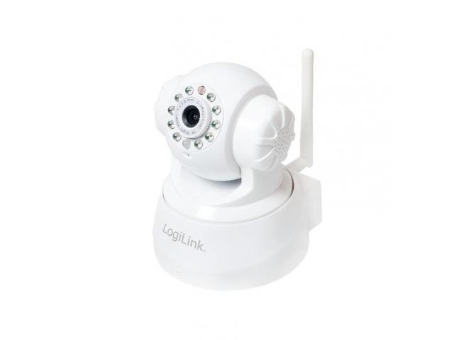 Camera IP WIFI sans-fil LogiLink avec vision nocturne Canal audio 2 voies WC0030W