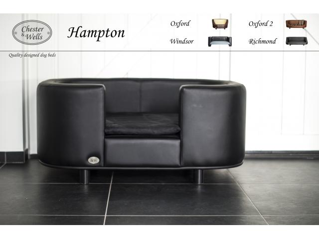 canapé pour chien HAMPTON Chester & Wells noir