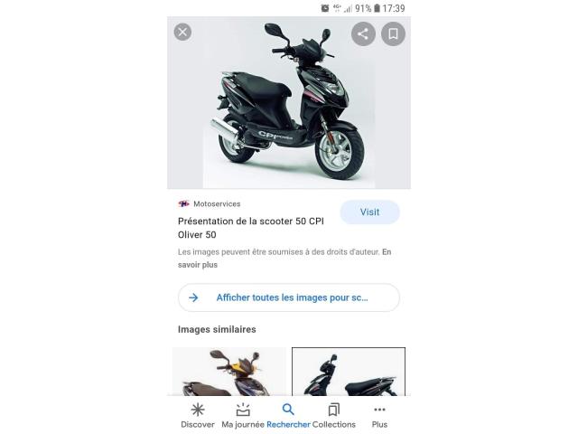 Carénage scooter