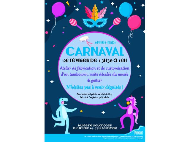 Carnaval au Musée de lIguanodon