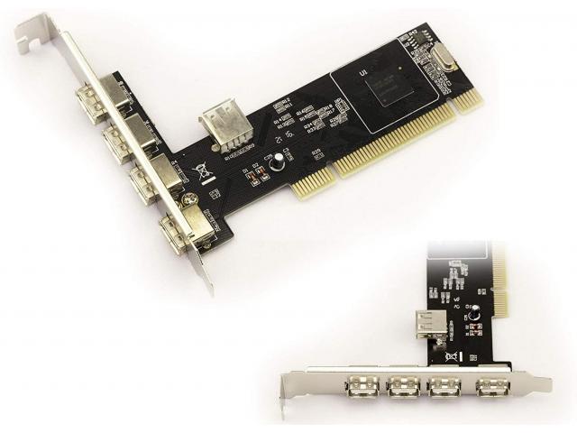 Photo Carte PCI 5 ports USB 2.0 AVEC CHIPSET NEC image 1/1