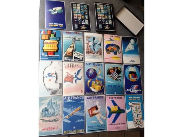 CARTES POSTALES "Collection Musée Air France"  1933/1983
