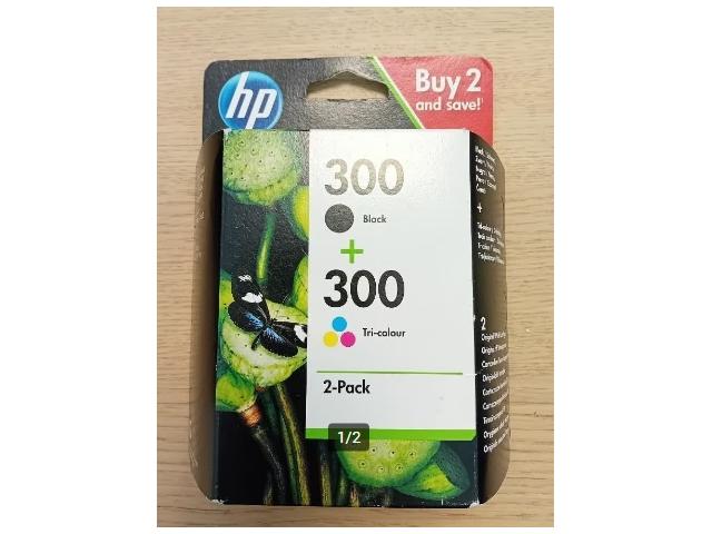 Cartouche HP 300 black +300 tricolor