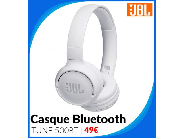 Photo Casque Bluetooth JBL TUNE 500BT image 1/1