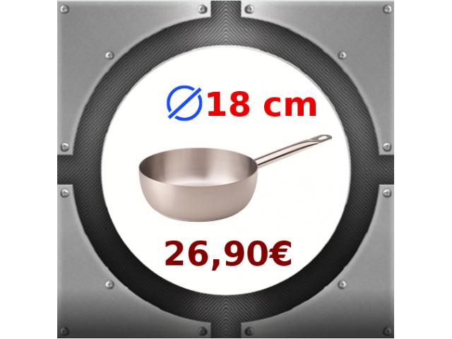 Photo casserole conique inox 18 cm Pentole Agnelli ustensile cuisine image 1/4