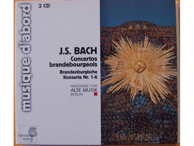 CD (2) JS BACH  Concertos Brandebourgeois