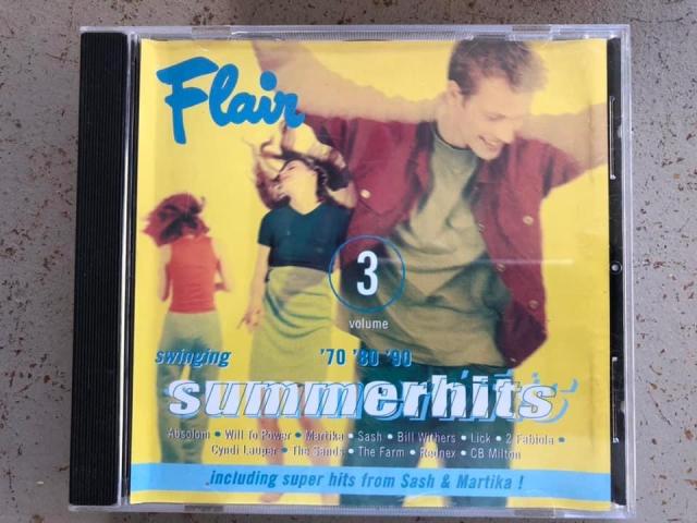 CD Flair Summerhits ‘70 ‘80 ‘90 vol 3