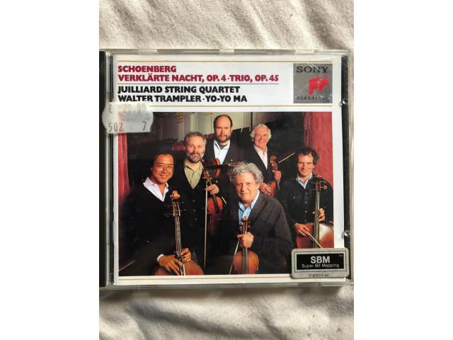 Photo CD Juilliard String Quartet, Schoenberg op 4 op 45 image 1/2