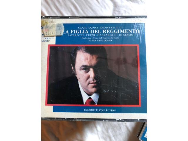 CD La figlia del regimento, Pavarotti - Freni - Ganzarolli -Di Stassio