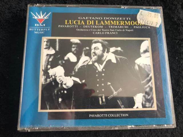 CD Lucia di Lammermoor, Pavarotti- Deutekom -Trimarchi -Pagliuca