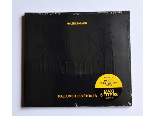 Photo Cd Mylène Farmer rallumer les étoiles  neuf scellé image 1/3