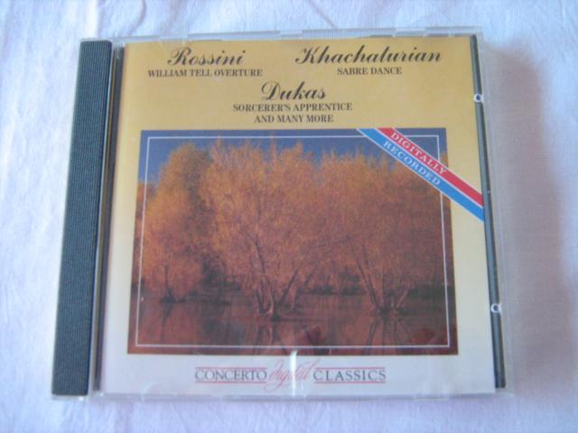 CD Rossini, Khachaturian et Dukas