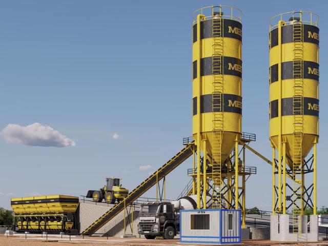 Centrale à béton de 90 m³ à vendre