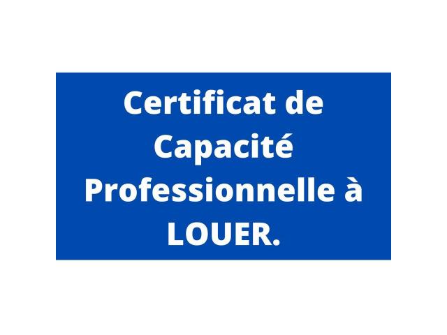 Photo Certificat de capacité professionnelle - LICENSE de transport image 1/1