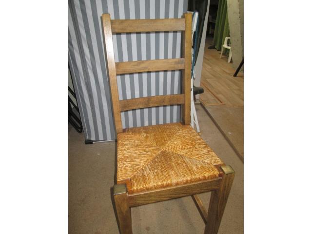 chaises dessus paille