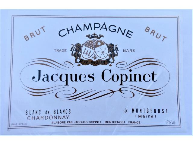 Photo Champagne - Lot de 36 anciennes étiquettes neuves et intactes dans classeur image 1/5