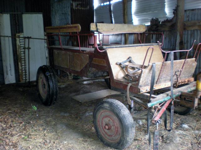 charrette à cheval 4 roues