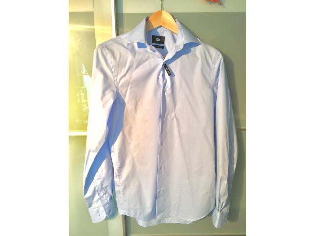 Chemise WE Regular Fit taille 37 Bleu Clair