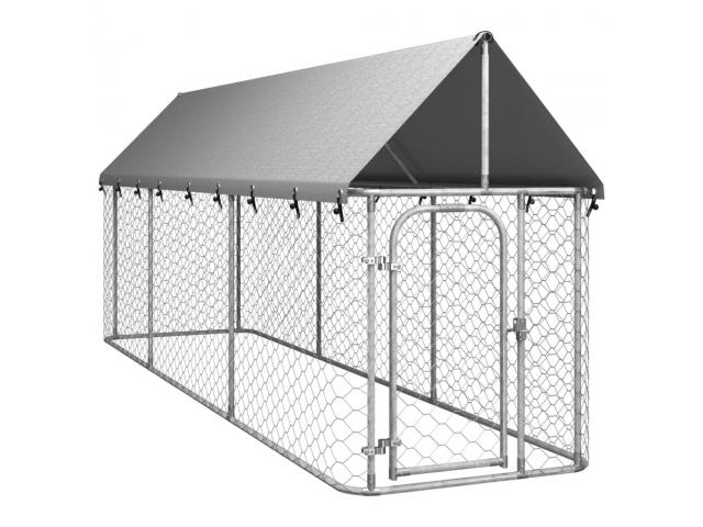 Chenil 4m² hauteur 1,50m enclos chien parc chien cage chien cage chien cage chiot enclos chiot parc 