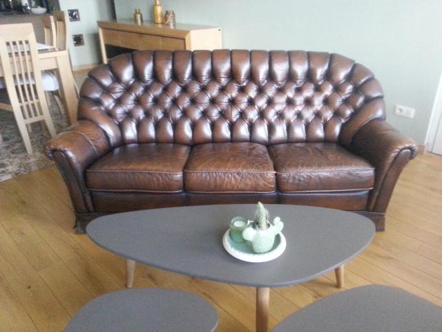Photo chesterfield cuir image 1/2
