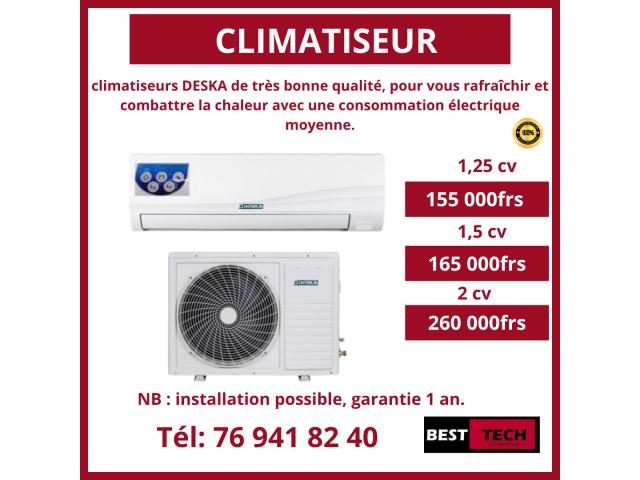 CLIMATISEURS SMART TECHNOLOGY , SKYLINE ET DESKA DISPONIBLE