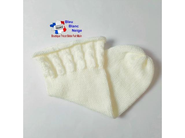 Photo Cocon de naissance pas cher écru à torsades image 1/5