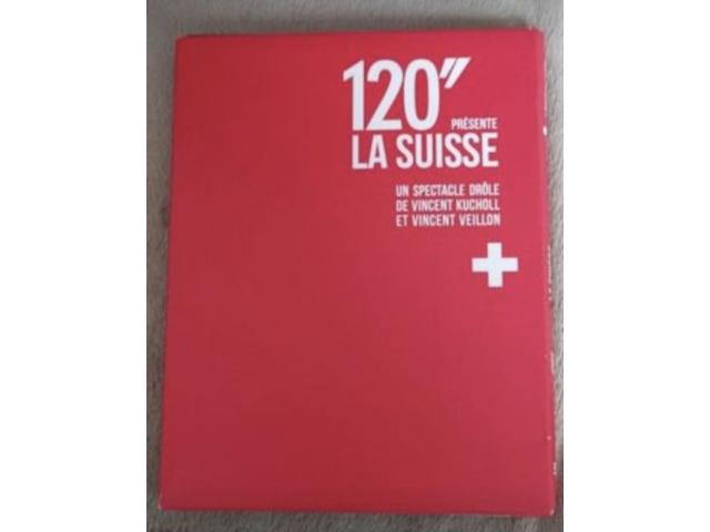 Coffret DVD 120" présente la Suisse 2DVD et un petit livre