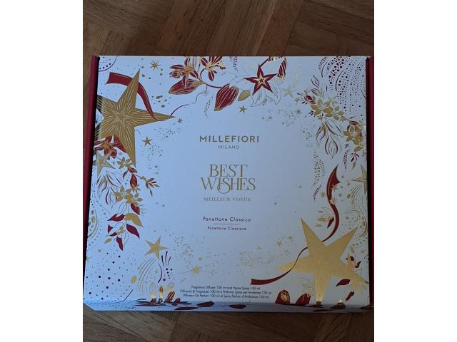 Coffret Millefiori, Diffuseur et parfum spray, Panettone classico Neuf