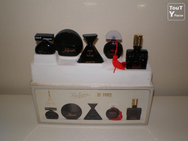 Coffret miniatures de 5  parfums  De Paris