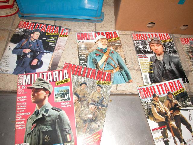 Collection de 172  magazines militaire