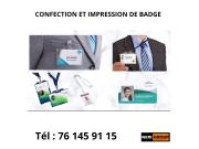Annonce CONCEPTION & IMPRESSION DES BADGES PVC