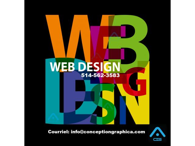 CONCEPTION DE SITE WEB - WEBSITE DESIGN - CRÉATION DE SITE INTERNET - CRÉATION DE SITE WEB