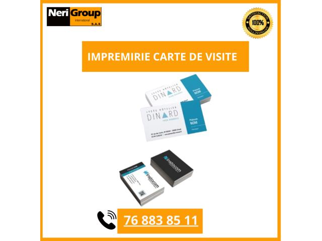 Photo CONCEPTION ET IMPRESSION DE CARTES DE VISITE DE QUALITE image 1/1