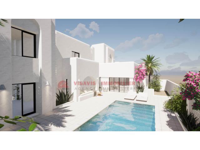 CONSTRUCTION CLÉ EN MAIN - VILLA AVEC PISCINE ZU DJERBA - RÉF P691