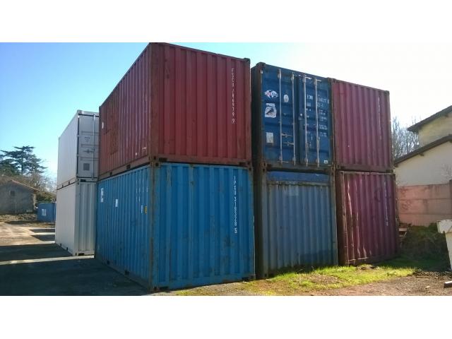 Containers/conteneurs maritimes avec certificat maritime CSC