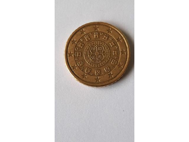 Coté Rare pièce de 50 Centimes d'euro Portugal 2003