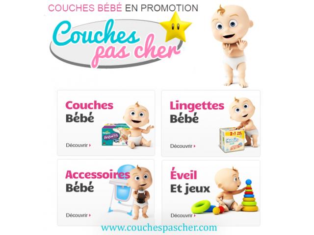 Couches Pampers à prix promo