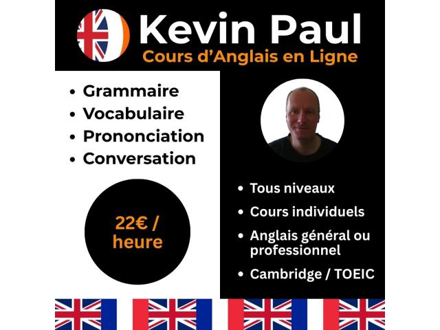 Cours d'anglais en ligne