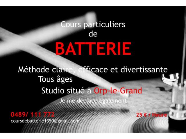 Photo Cours de Batterie – Orp-le-Grand image 1/1