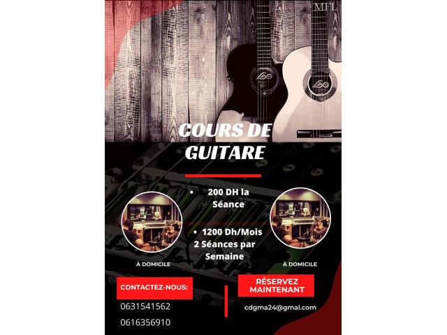 Cours de Guitare à domicile