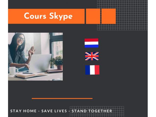 Cours privé d'anglais pour adultes via Skype