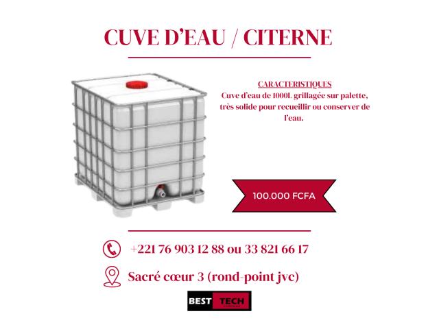 CUVES D’EAU CITERNE A VENDRE A BON PRIX AU SENEGAL