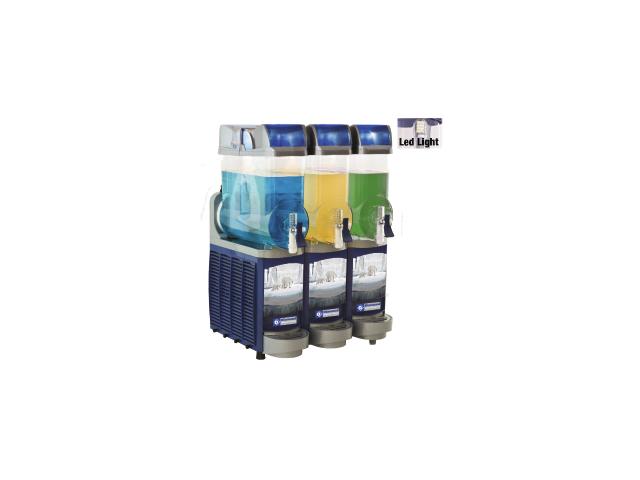 DD14/3C Distributeur de boissons réfrigerées, 3x 14 Lt. Blue Line