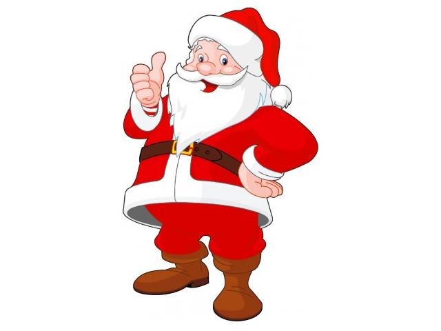 Photo Déguisement de Père Noël incluant costume rouge et barbe postiche neuve. image 1/2